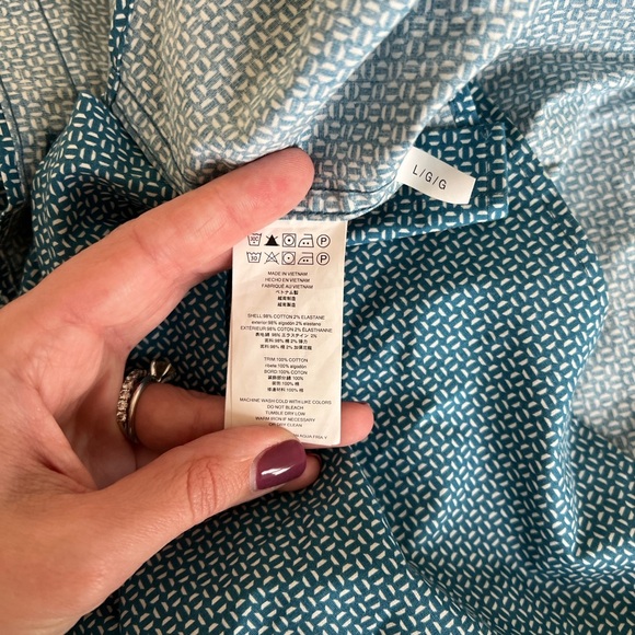 Michael Kors Short Sleeve Button Down Shirt - Picture 5 of 6